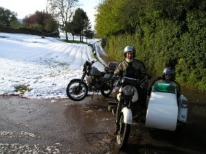 Dave & Sue Boon enjoying the snow