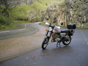 MZ enjoying the water in the Gorge