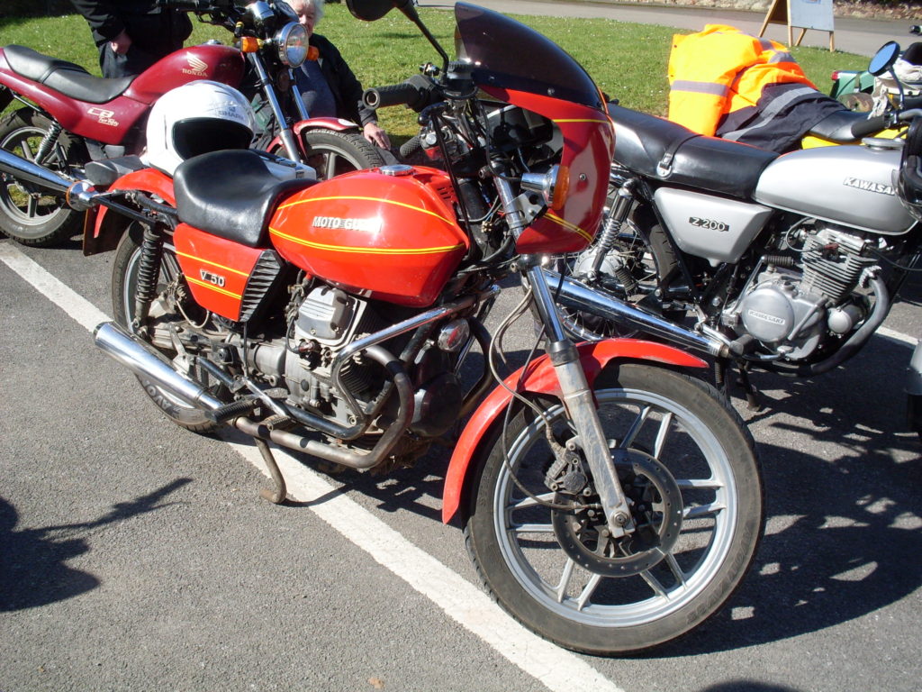 V50 Guzzi, getting to be a regular.