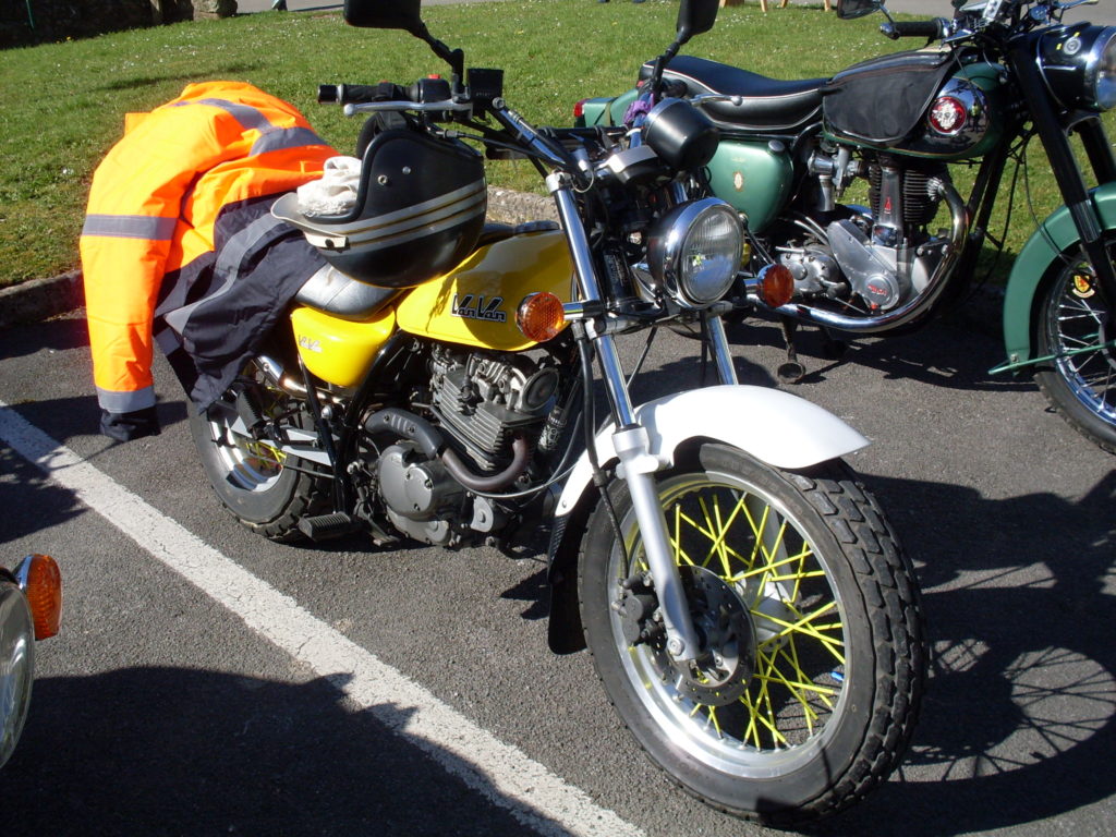 Plenty of spring colour here (even the spokes!)