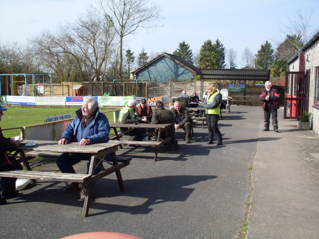 ...and warming in the sun!