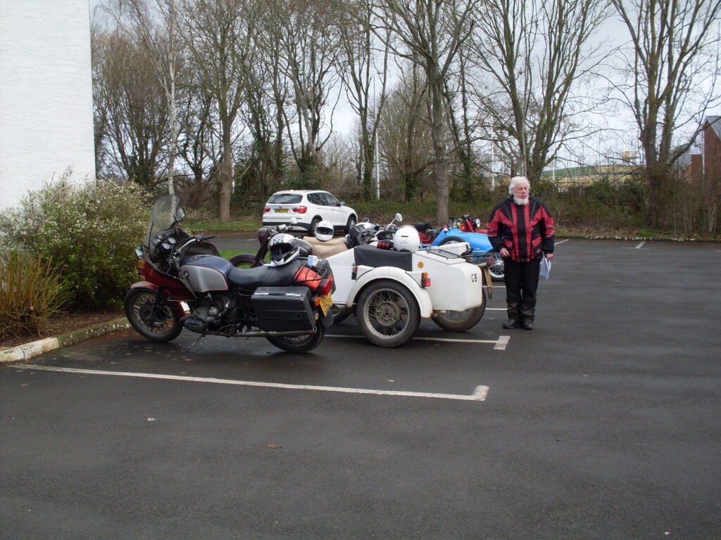 Two more BMs, one hiding behind a sidecar...