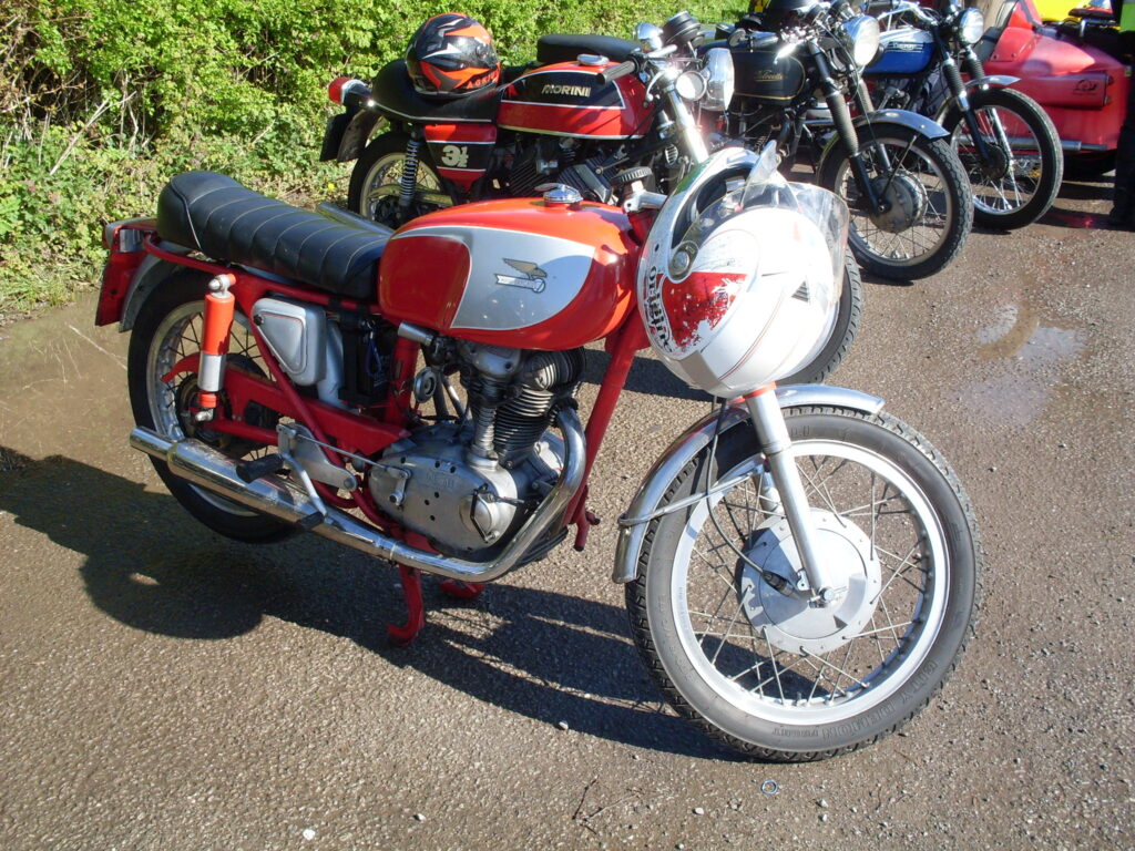 A red Italian...