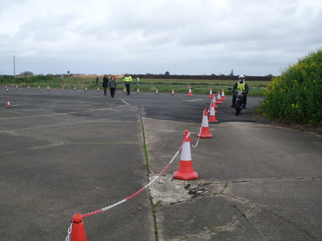 Ariel rider completes the Trial of Cones!