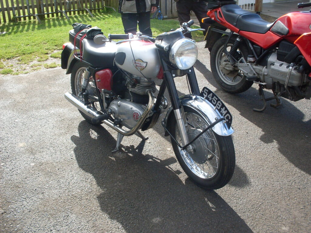 Enfield 250, succumbed with transmission problems.