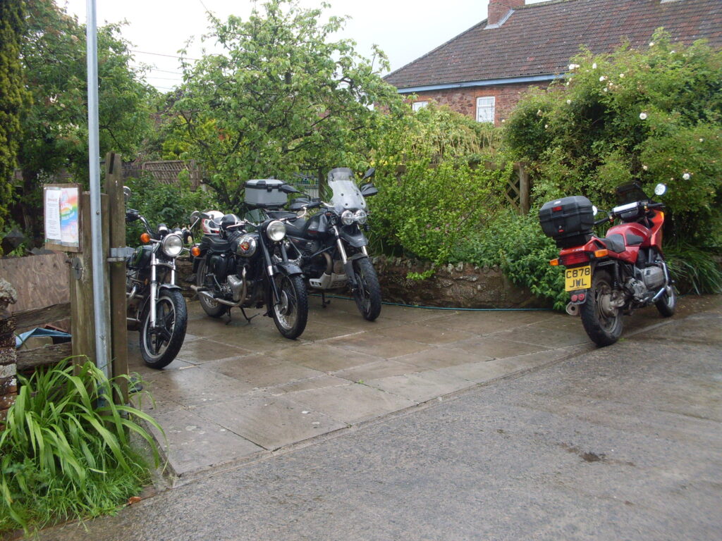 End of run, evidence of damp!