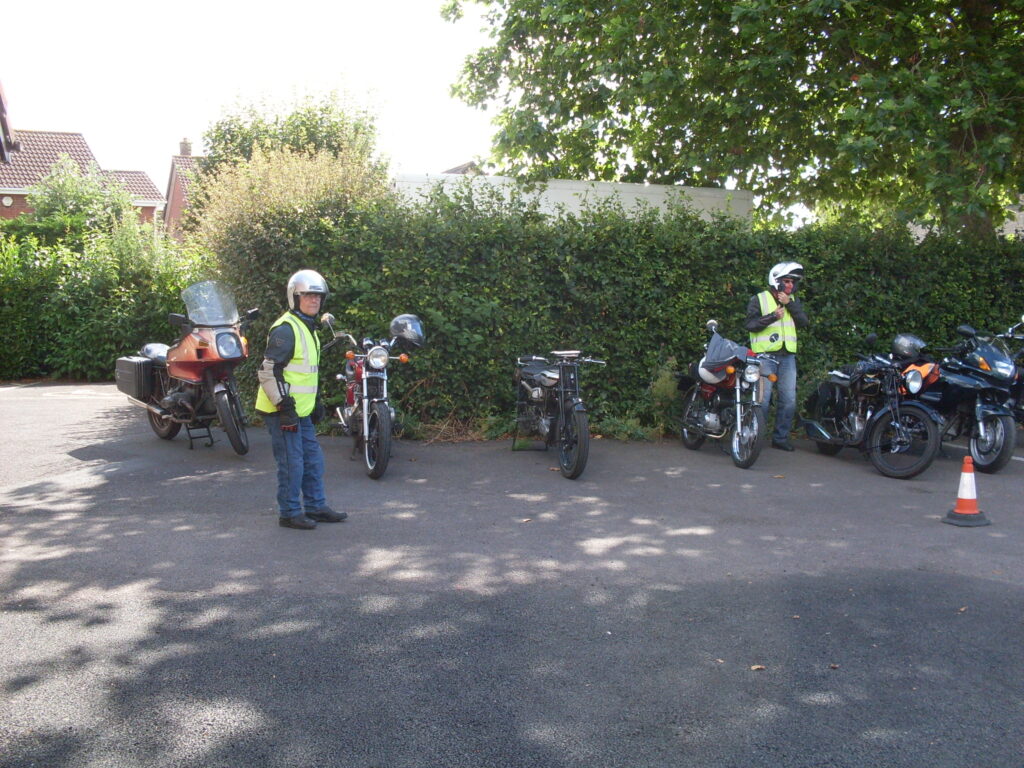 A line-up of bikes from the 1930s to the 1990s